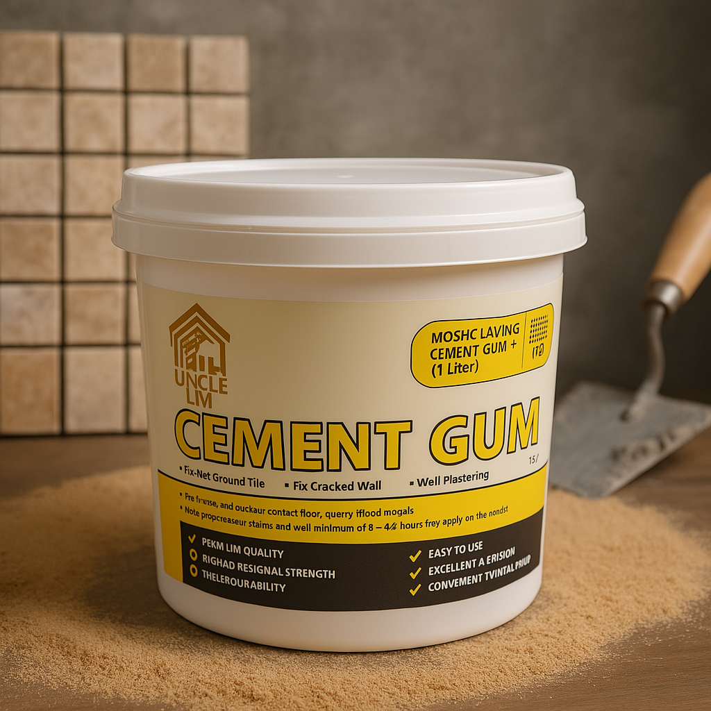 Uncle Lim's Cement Gum product photoshoot 1